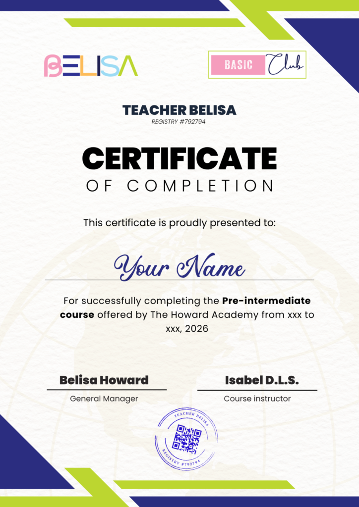 diploma teacher belisa